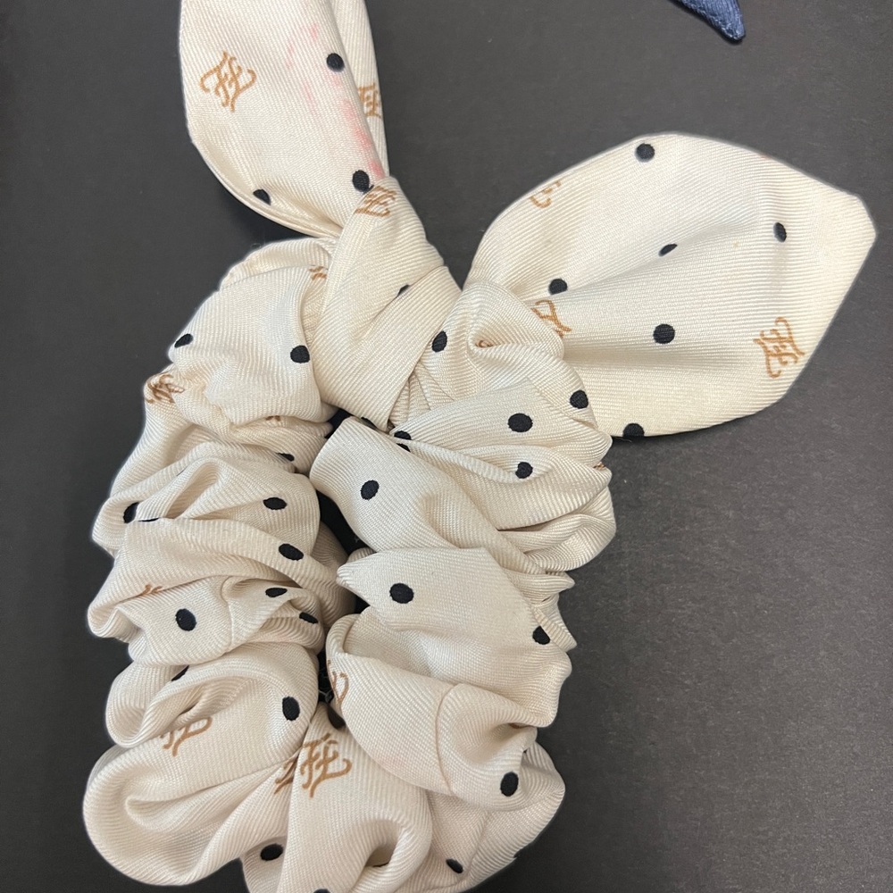 Polka Dot Hair Scrunchie